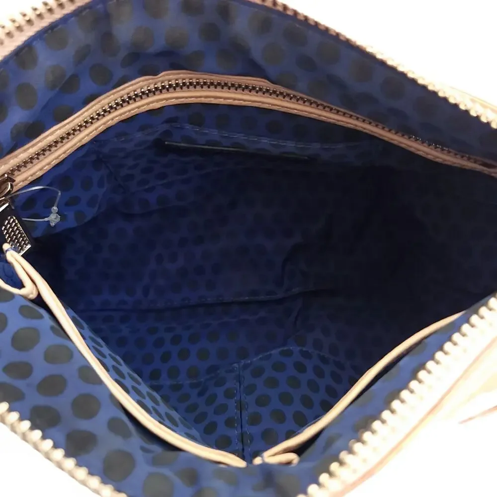 REBECCA MINKOFF MAC Bombe leather crossbody chain shoulder bag tan classic purse